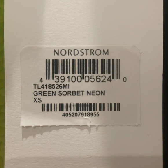 Leith Neon Yellow Ruffle One Shoulder Sequin Party Dress NWT - Picture 3 of 5